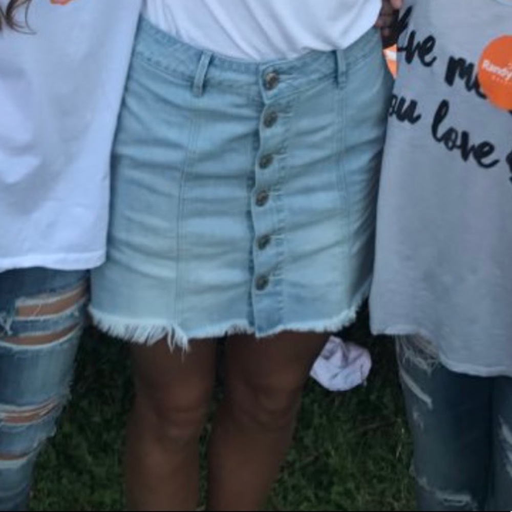 American Eagle Button-up Jean Skirt🌸
